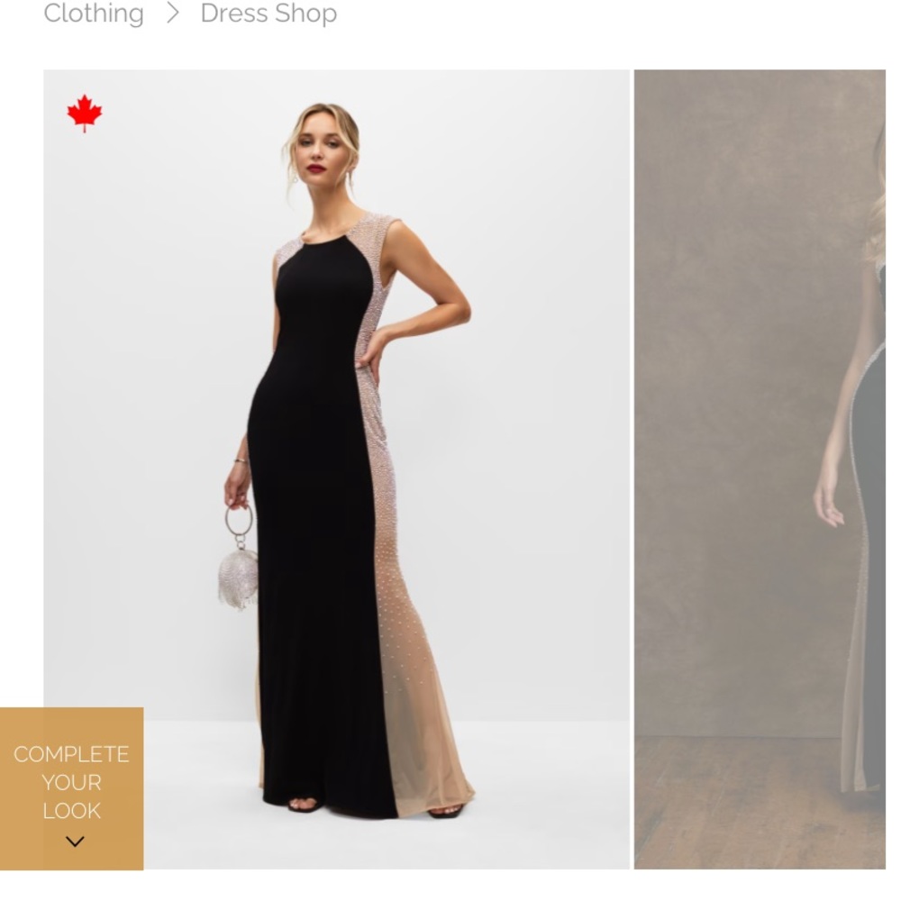 Dress for any black tie event. Made in USA